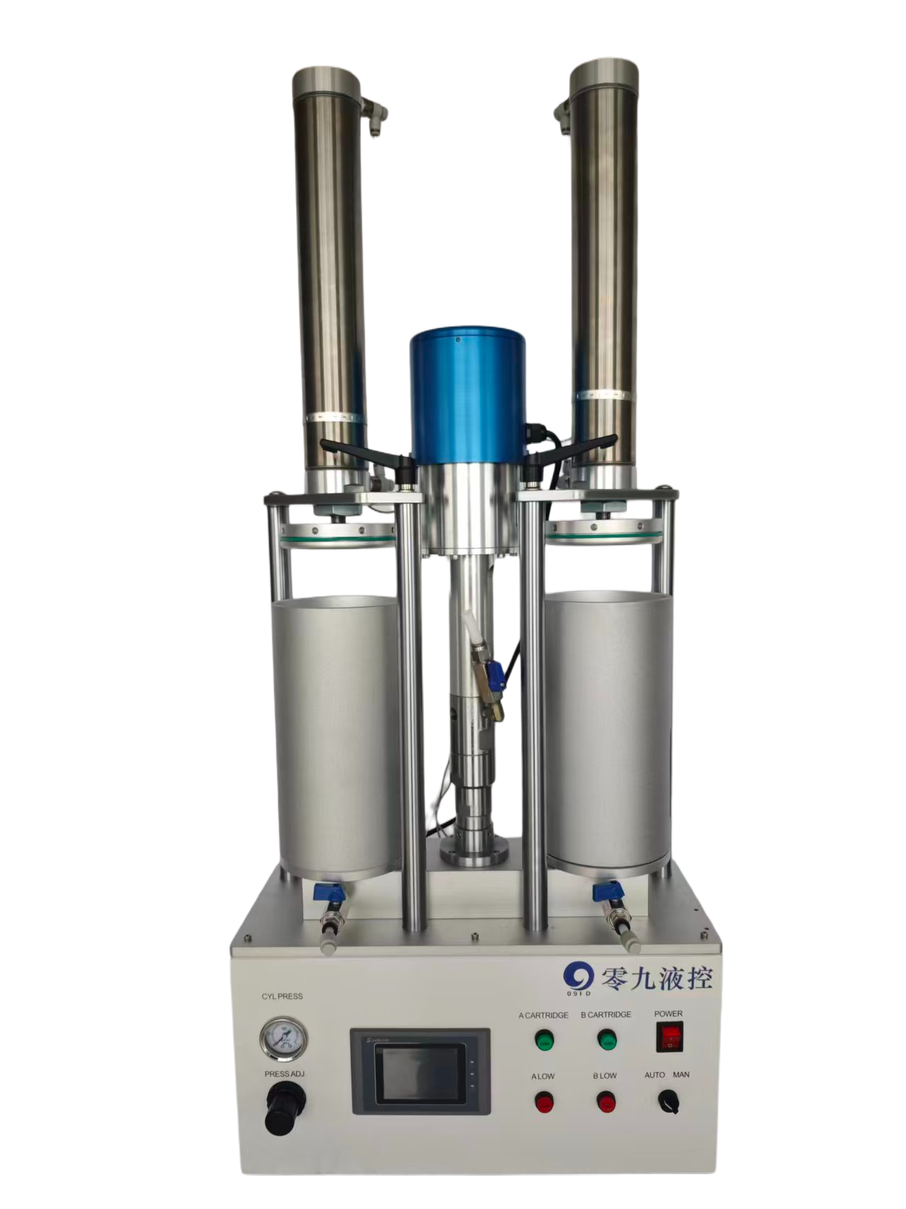 JP-2600D 2600ml双硅胶套筒气动泵